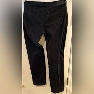 Lucky Brand Men's 121 Slim Straight Jeans 40x32 Black/Dark Wash Stretch Denim